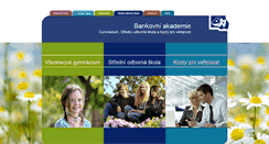 Desktop Screenshot of bankovniakademie.cz